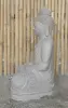 Product image 6 of the product “Seated Buddha made of Riverstone in Dhyana position - gesture of meditation, H.83 cm, natural. ”